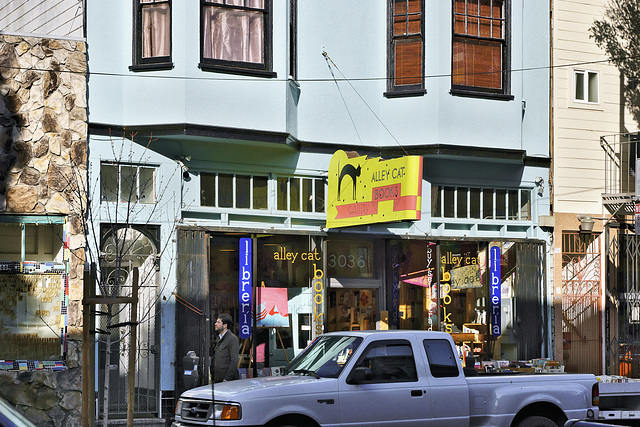 Alley Cat Books – 24th Street Between Treat and Harrison, Mission District, San Francisco, California