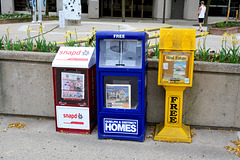 Canada 2016 – Guelph – Newspaper dispensers