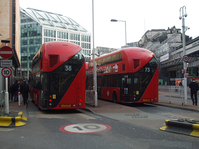 Arriva London LT221 (LTZ 1221) and LT464 (LTZ 1464) - 11 Mar 2017