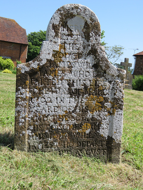 woodchurch church, kent (2)c18 tombstone of james james, +1702