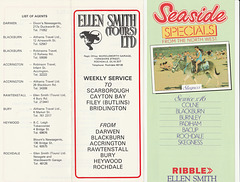 Ellen Smith Seaside Express Services leaflets 1980s (Frame 1 of 2)