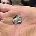 Viking hammered silver coin