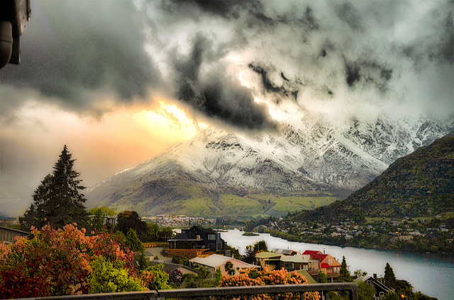 Views from Goldridge Apartment in Queenstown, New Zealand