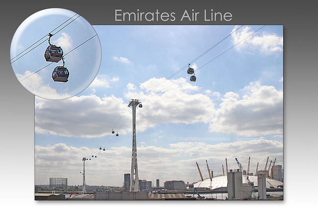Emirates Air Line cable cars - London - 26.5.2015