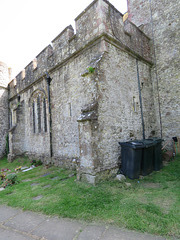 woodchurch church, kent (54)tiny windows in the west end of the north aisle, much rebuilt in the c15. perhaps a vestry