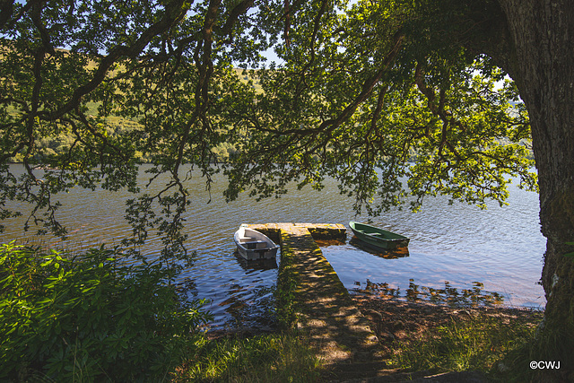 The Boat Dock at Invergarry Castle Hotel