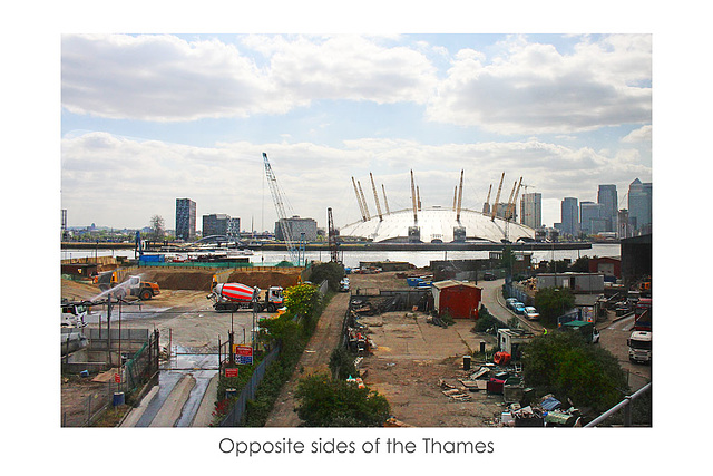 O2 arena from West Silvertown - London - 26.5.2015