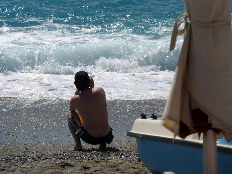 scènes de plage - le photographe