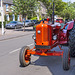 Tractor outside Crail Town Hall