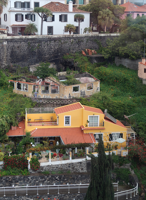 Old and new houses