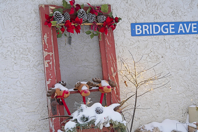 Bridge Ave holiday whimsy