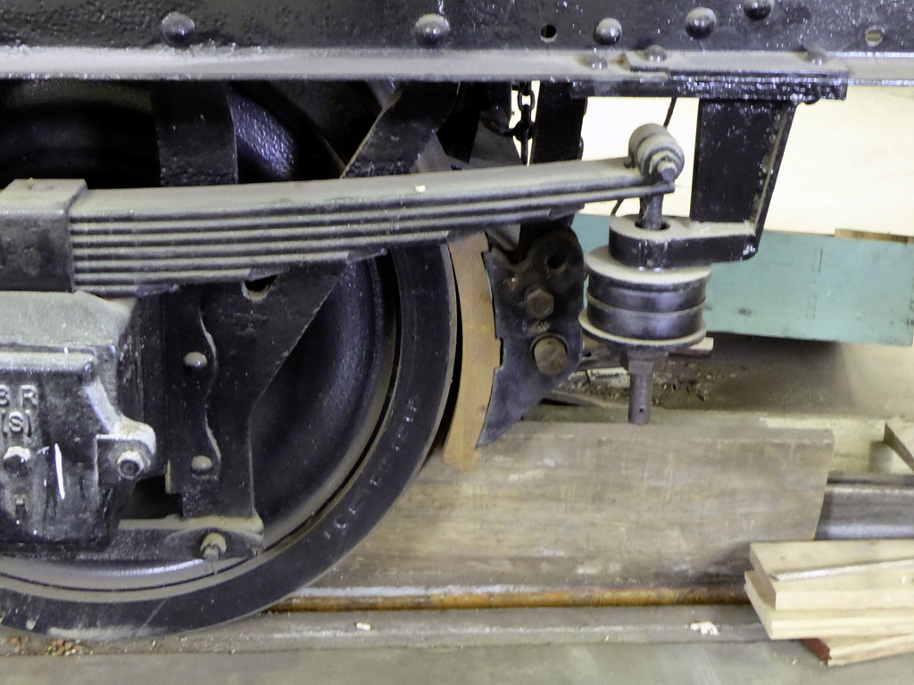 Isle of Wight Steam Railway - New brake shoes - Haven Street rail yard workshop