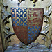 canterbury cathedral (101)royal arms in enamel heraldry on the c14 tomb of edward +1376 later known as the black prince