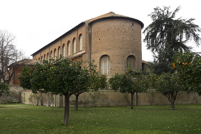 The Basilica of Santa Sabina on the Colle Aventino in Rome