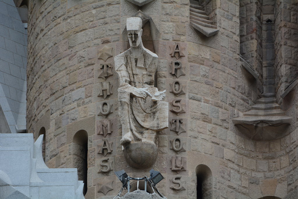 Barcelona, La Sagrada Família, Sculptural Detail