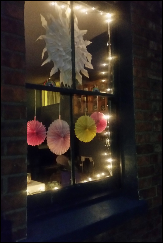 festive winter window