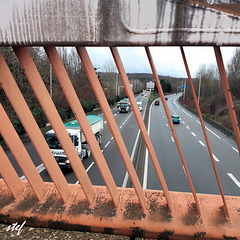 HFF mit Blick auf die Autobahn