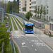 Whippet Coaches WG114 (MX23 LCW) on the Cambridgeshire Guided Busway - 22 Apr 2024 (P1180027)