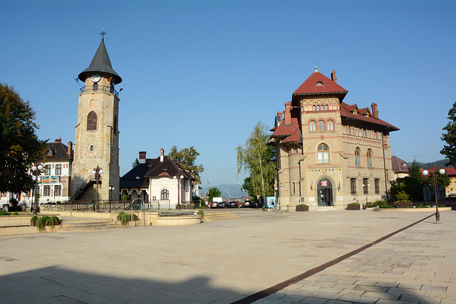 Romania, Piatra Neamț, Stephen the Great's Tower and Cucuteni Neolithic Art Museum