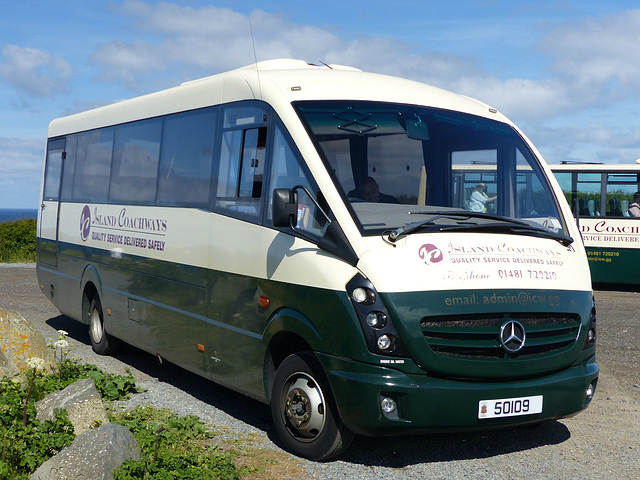 Island Coachways 109 at Torteval, Guernsey (1) - 30 May 2015