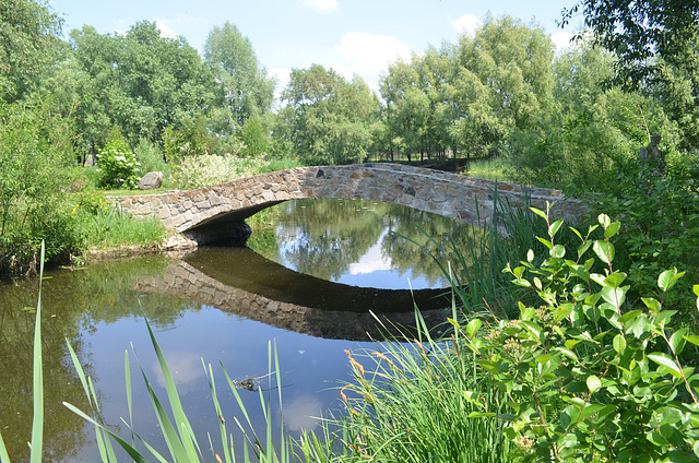 Замок Радомысль, Мостик в парке / Radomysl Castle, Small Bridge in the Park Замок Радомысль, Мостик в парке / Radomysl Castle, Small Bridge in the Park