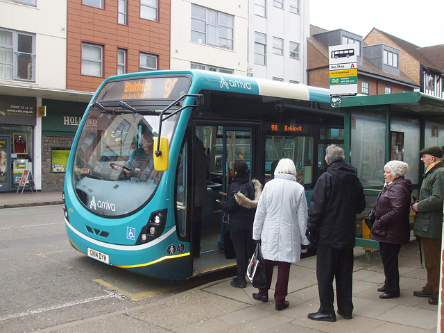 DSCF0848 Arriva 4288 (GN14 DYH) in Hitchin - 23 Feb 2018 DSCF0848 Arriva 4288 (GN14 DYH) in Hitchin - 23 Feb 2018