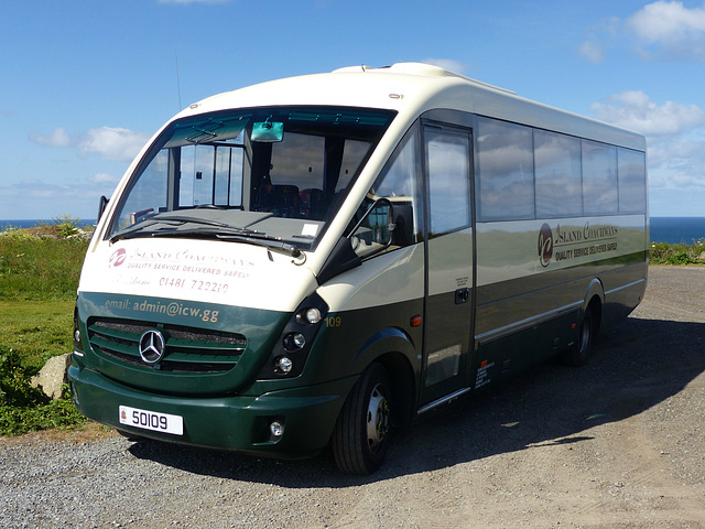 Island Coachways 109 at Torteval, Guernsey (2) - 30 May 2015