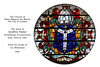 The Church of Saint Magnus the Martyr, London Bridge - windows - Archbishop Geoffrey Fisher's arms