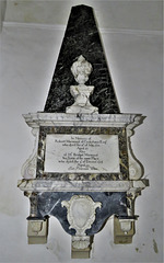 widworthy church, devon, c18 tomb of robert +1733 and bridget marwood +1736