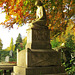 brompton cemetery, london,e.t.smith c19 memorial with figure of faith