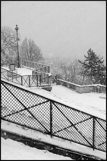 Montmartre sous la neige (IX)
