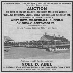 Morley's Grey Auction newspaper advert
