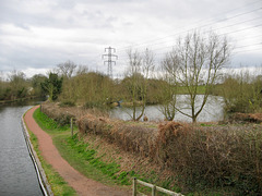 The Staffs and Worcs Canal and Reservoir from Dimmingsdale Bridge