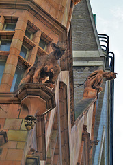55 cornhill, london, terracotta details of 1893 building by runtz