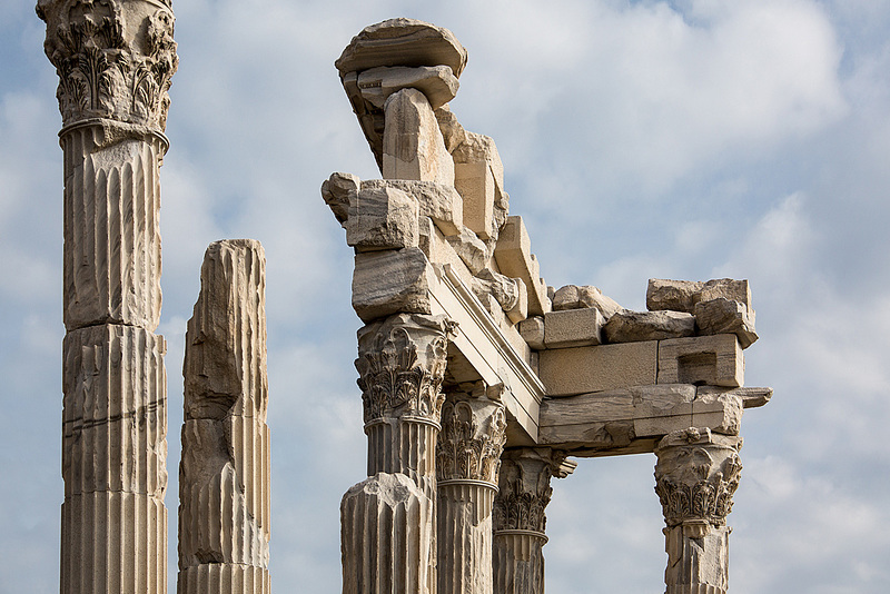 20151207 9797VRAw [R~TR] Trajans Tempel, Pergamon, Bergama