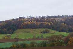 Der Krücker mit Erdfall bei Nieselregen