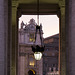 Roman twilight - The hours and the lamp in the Bernini's colonnade