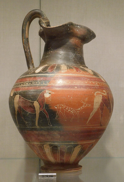 Etruscan Terracotta Trefoil Oinochoe in the Metropolitan Museum of Art, January 2018