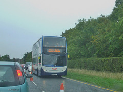 DSCF4906 Stagecoach East (Cambus) 19611 (AE10 BYA) near Duxford IWM - 22 Sep 2018