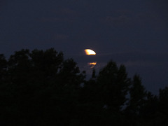 Partial total lunar eclipse