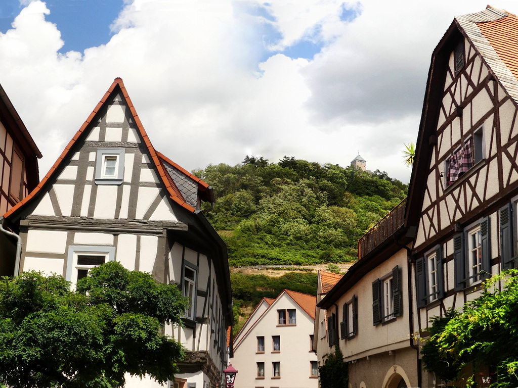 Blick auf die Starkenburg...