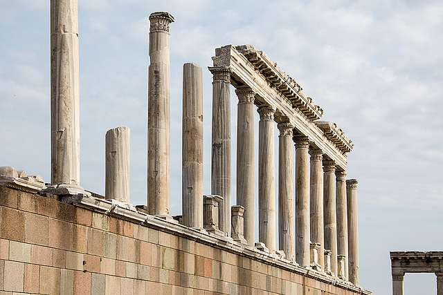 20151207 9798VRAw [R~TR] Trajans Tempel, Pergamon, Bergama