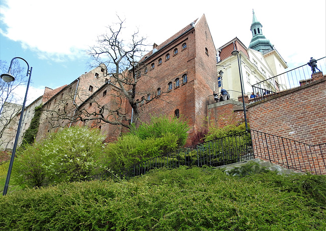 Ehemalige Speicher entlang der Weichsel