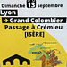 Crémieu (38) Passage du tour de France le 13 septembre 2020 vers 13 heures.