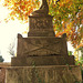 brompton cemetery, london,e.t.smith c19 memorial with figure of faith