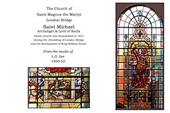 The Church of Saint Magnus the Martyr, London Bridge - windows - Saint Michael