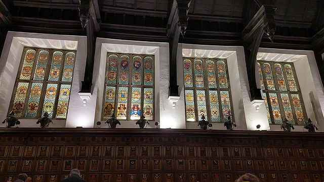 Stained glass windows, Middle Temple Hall