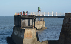 Whitby West pier