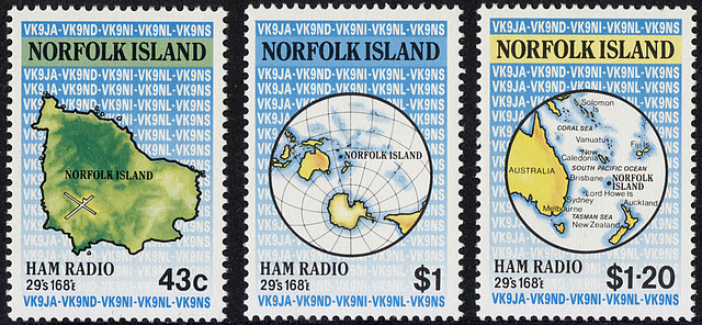 Norfolk Island-1991-43c-$1-$1.20