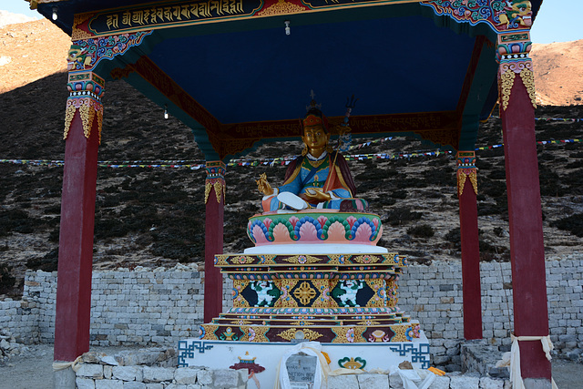 Khumbu, Statue of Buddha in Pangboche